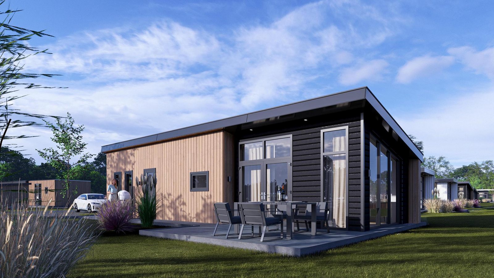 Vakantiehuizen Type D Comfort 4 persoons in de plaats Schoonloo_goedkoopstezomervakantie.nl